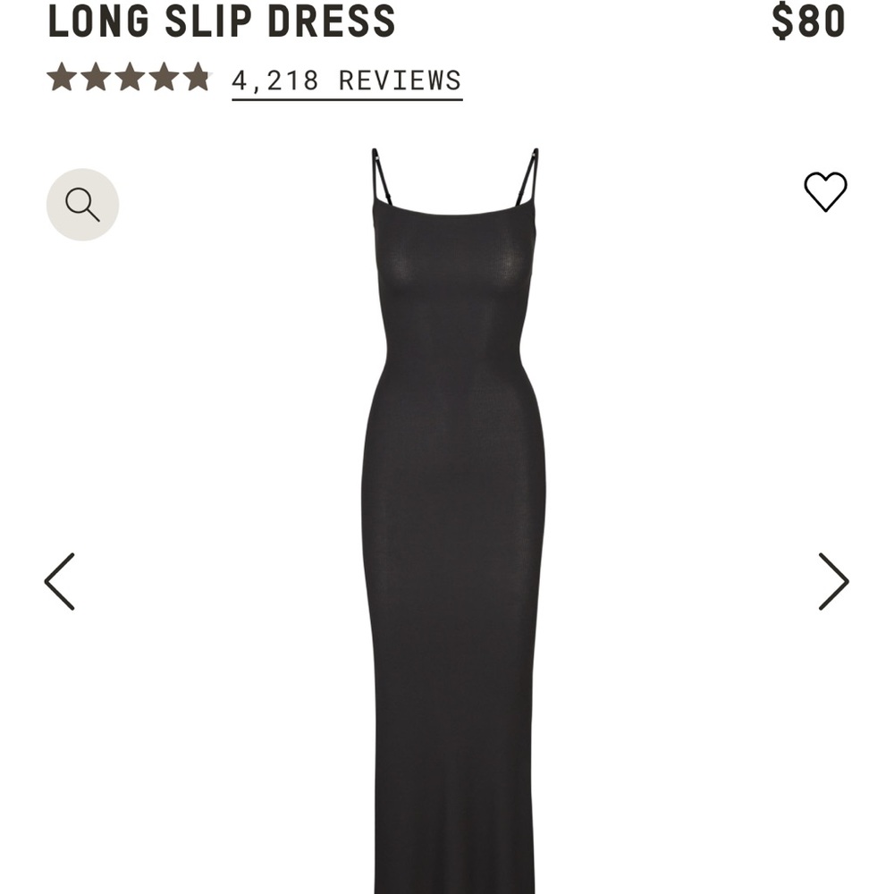Elegant Black Slip Dress